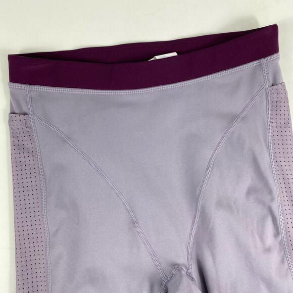Fabletics Spin Motion365 7/8 Leggings Womens SZ Small Mid Rise Pockets Purple - Picture 6 of 12